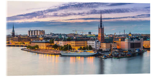 Acrylic print Old Town (Gamla Stan) in Stockholm, Sweden