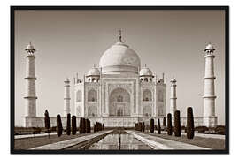 Gerahmter Kunstdruck Taj Mahal im Sonnenlicht