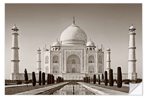 Selvklebende plakat Taj Mahal in sunrise light