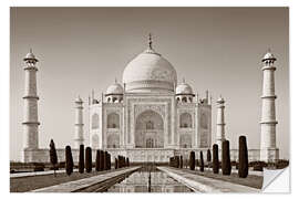 Selvklebende plakat Taj Mahal in sunrise light