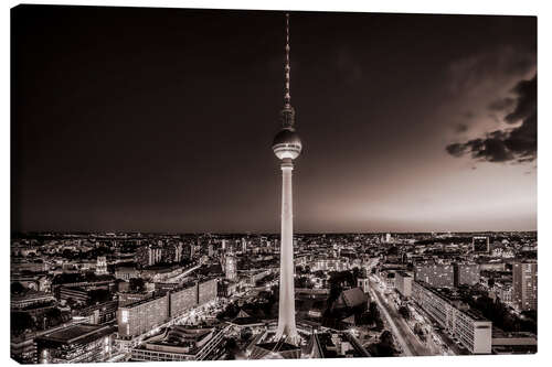 Leinwandbild Berliner Fernsehturm