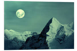 PVC-taulu Full Moon on the Eiger