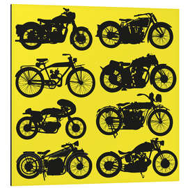 Magnettafel Motorräder