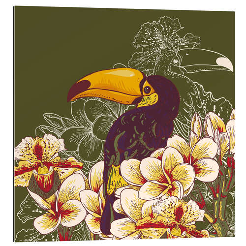 Galleriataulu Toucan olive