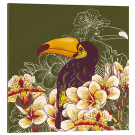 Gallery print Toucan olive