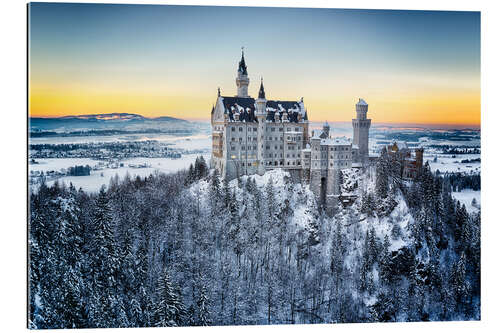 Gallery print Neuschwanstein in the snow