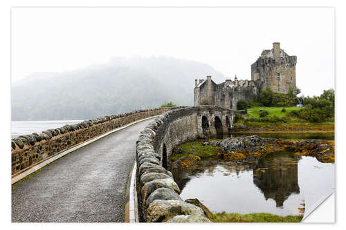 Autocolante decorativo Eilean Donan Castle in Scotland