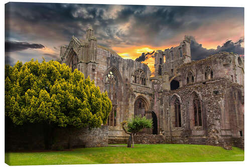 Canvastavla Ruins of an old monastery in Scotland