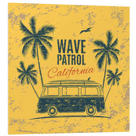 Bilde på skumplate Wave Patrol California