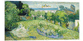 Foam board print Garden of Daubigny