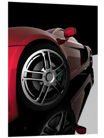 Stampa su PVC red sports car