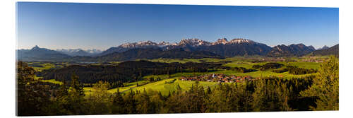 Acrylic print Bavarian Landscape