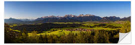 Wandsticker Allgäuer Landschaft