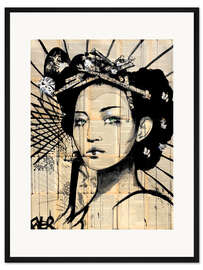 Gerahmter Kunstdruck Lotus