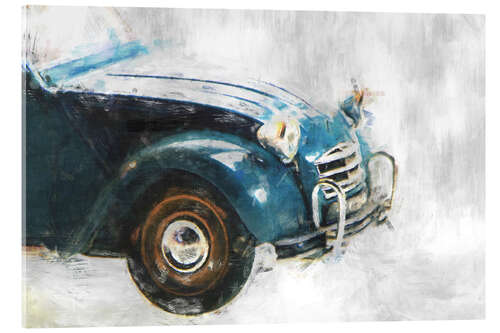 Acrylic print Oldtimer front