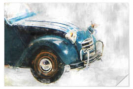 Selvklebende plakat Oldtimer front