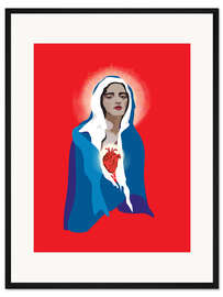 Gerahmter Kunstdruck Jungfrau von Guadalupe