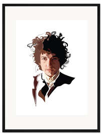 Gerahmter Kunstdruck Bob Dylan