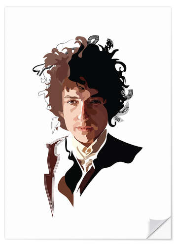 Wall sticker Bob Dylan