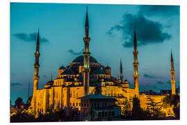 Foam board print Blue Mosque in Istanbul