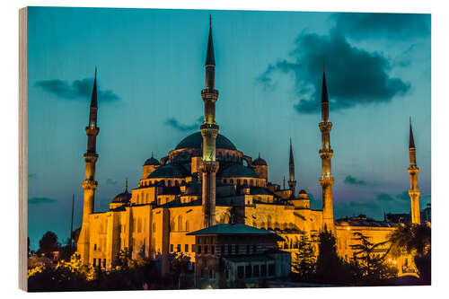 Quadro de madeira Blue Mosque in Istanbul