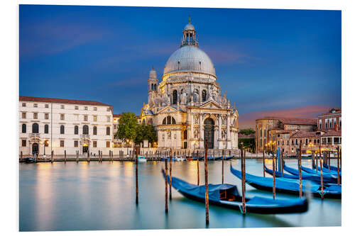 Foam board print Gondola on Canal Grande, Venice