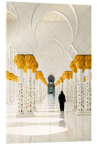 Acrylglas print Sheikh Zayed Mosque in Abu Dhabi