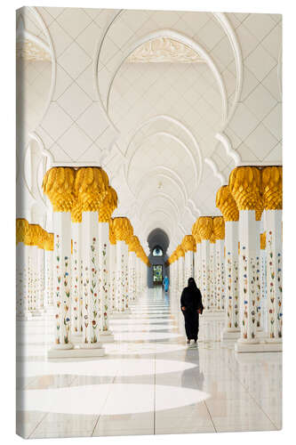 Leinwandbild Sheikh Zayed Moschee in Abu Dhabi