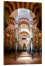 Tableau en verre acrylique  Mosquée-cathédrale de Cordoue, La Mezquita