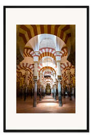 Gerahmter Kunstdruck Große Moschee von Cordoba - La Mezquita