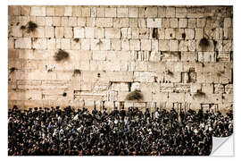 Selvklæbende plakat wailing wall