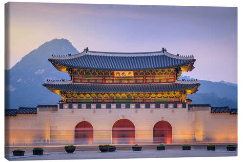 Canvas print Gyeongbokgung Palace in South Korea