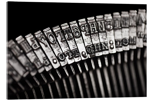 Akrylbillede old letter typebar