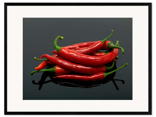 Framed art print pepperoni