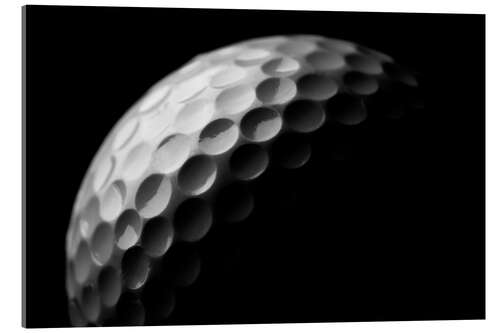 Quadro em acrílico Golf ball in the macro