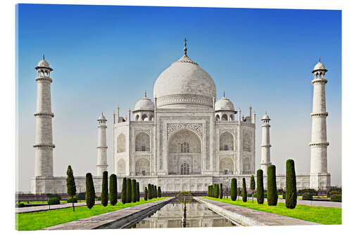 Acrylglasbild Taj Mahal, Agra, Indien