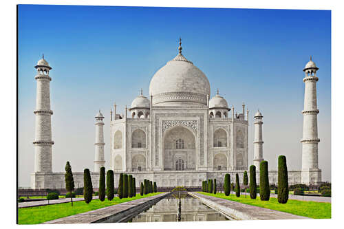 Aluminium print Taj Mahal, Agra, India