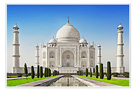 Kunstwerk  Taj Mahal, Agra, India