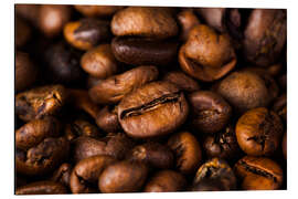 Tableau en aluminium Arabica beans