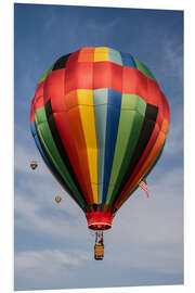 PVC print Colorful hot air balloon