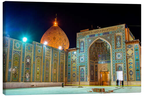 Canvas print Shah Cheragh, a funerary monument and mosque in Shiraz, Iran