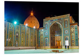 Foam board print Shah Cheragh, a funerary monument and mosque in Shiraz, Iran