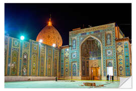 Sticker mural Mosquée et un mausolée Chah-Tcheragh à Chiraz en Iran