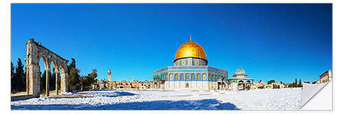 Wall sticker Dome of the Rock Mosque, Old City of Jerusalem