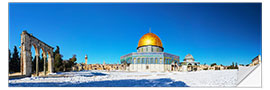 Vinilo para la pared Dome of the Rock Mosque, Old City of Jerusalem