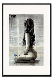 Gerahmter Kunstdruck Flüsterndes Vögelein