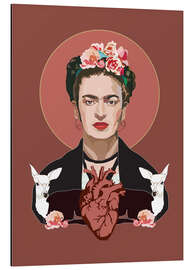 Magnettafel Frida Kahlo's Herz