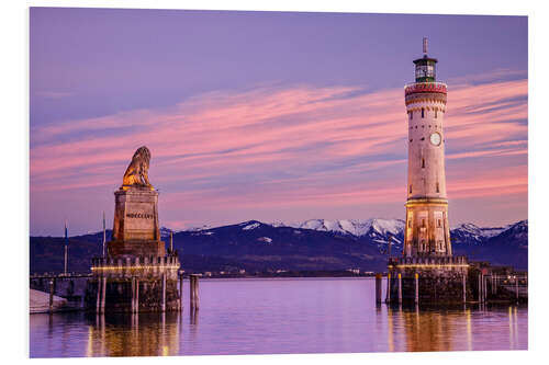 PVC-taulu Lindau Lake Constance