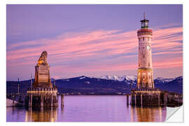 Selvklebende plakat Lindau Lake Constance