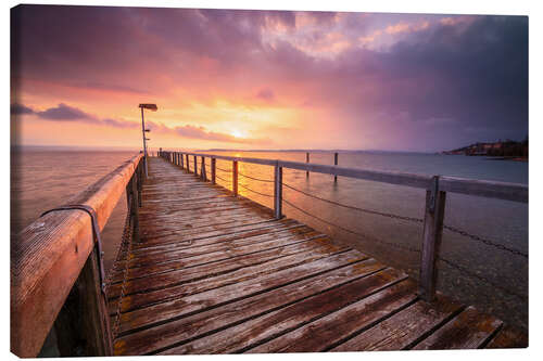 Lerretsbilde Bodensee Sunset I